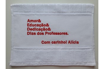 TOALHA DE BOCA PROFISSÃO PROFESSOR 01